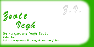 zsolt vegh business card